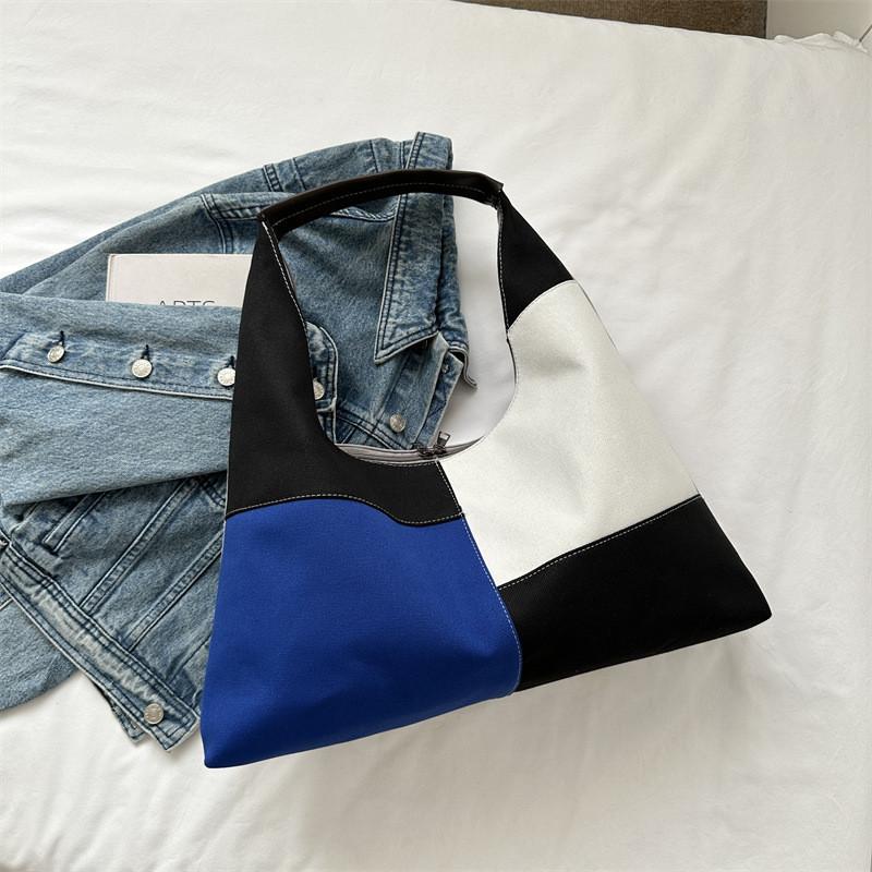 Stylish And Chic Large Capacity Spring 2024 Canvas Tote Bag For Daily Commute