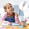 15 Pcs 0.5 mm Mechanical Pencil Set Include 6 Pcs Japanese Cute Pencils with 6 Tubes Pencil Refill and 3 Cute Cherry Erasers for Sketching