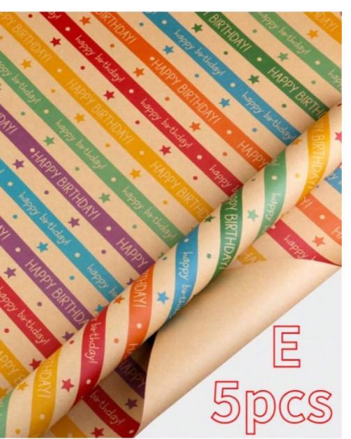 Birthday Gift Wrapping Paper Holiday Wrapping Paper Gift Boxes Books Kraft Paper Gift Wrapping Paper Kitchen Baking Tools