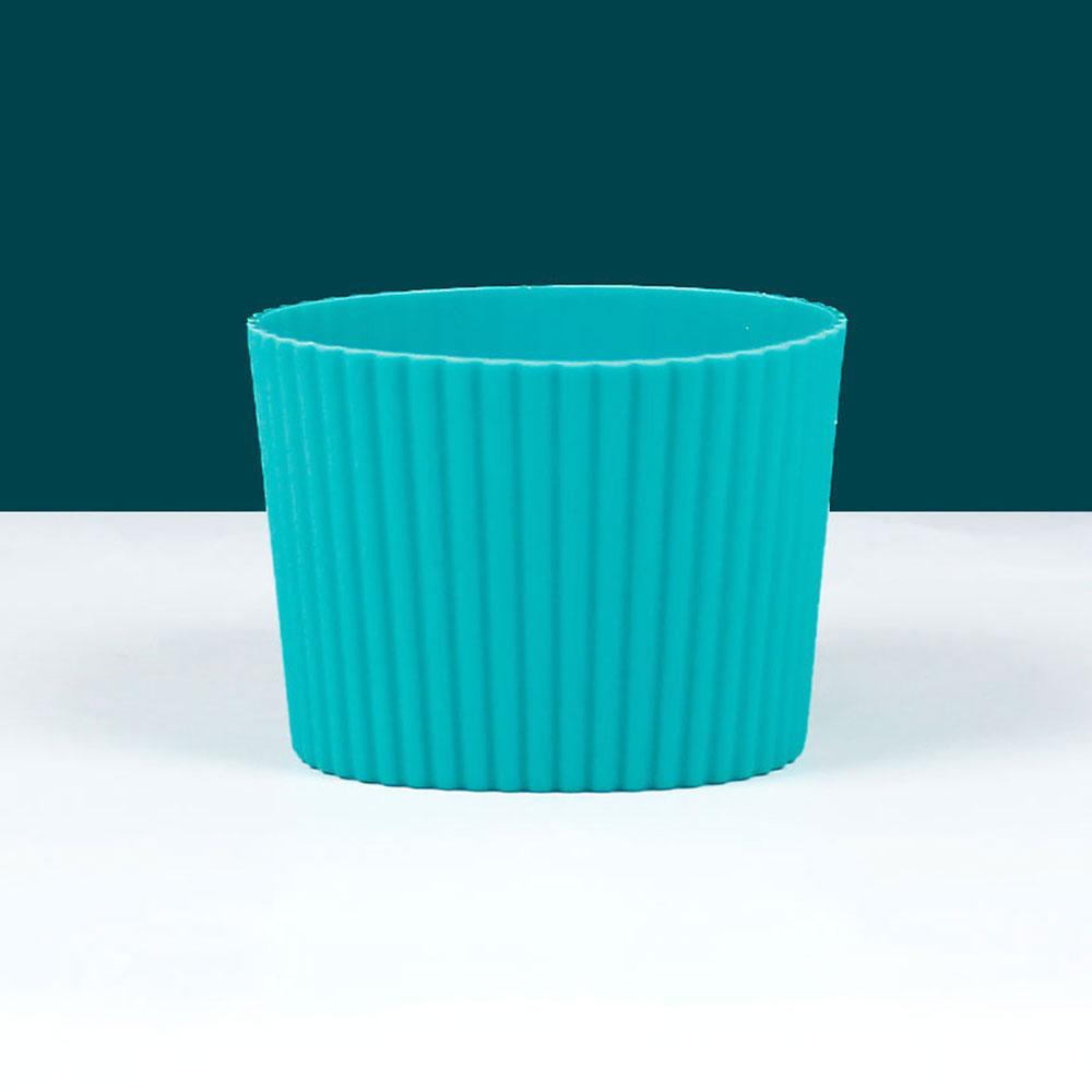 Silicone World Silicone Anti scalding Anti Slip Coffee Cup Cover Universal Tapered Thread Cup Sleeve Mug Ceramic Glass Cup Cover
