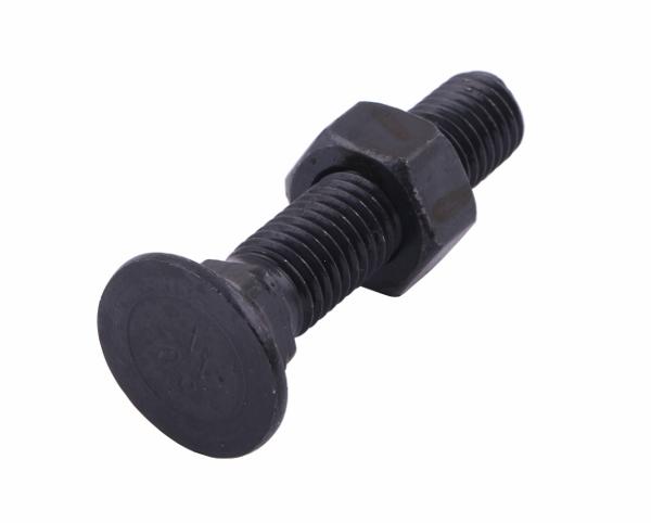 Complete plow bolt with support D 608 M10x60 class 10.9 Waryński (sold in sets of 25)