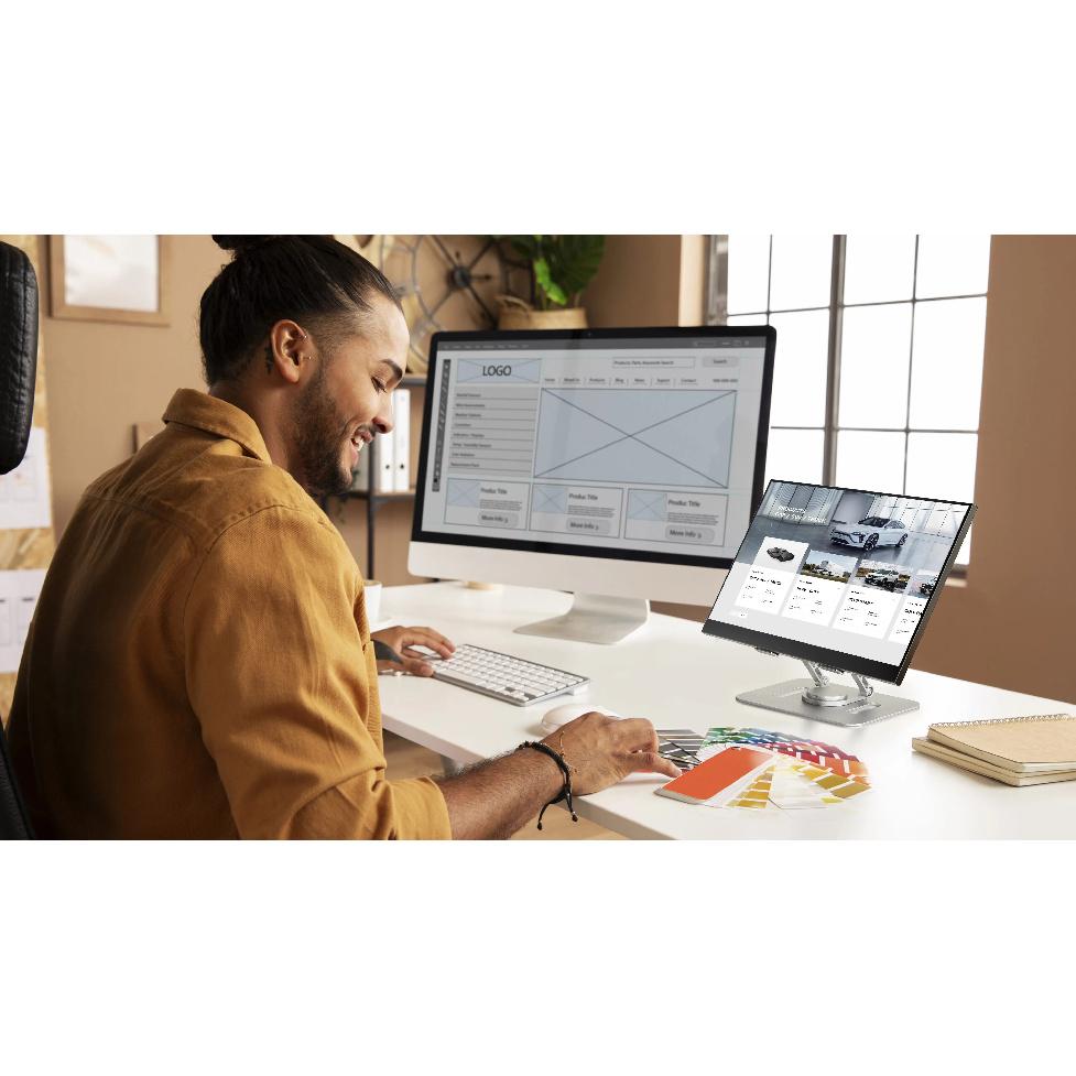 UPERFECT UStand Portable Monitor Stand Adjustable Multi-Angle Foldable Metal Tablet Holder Support for 12"-19 Inch Laptop Xiaomi