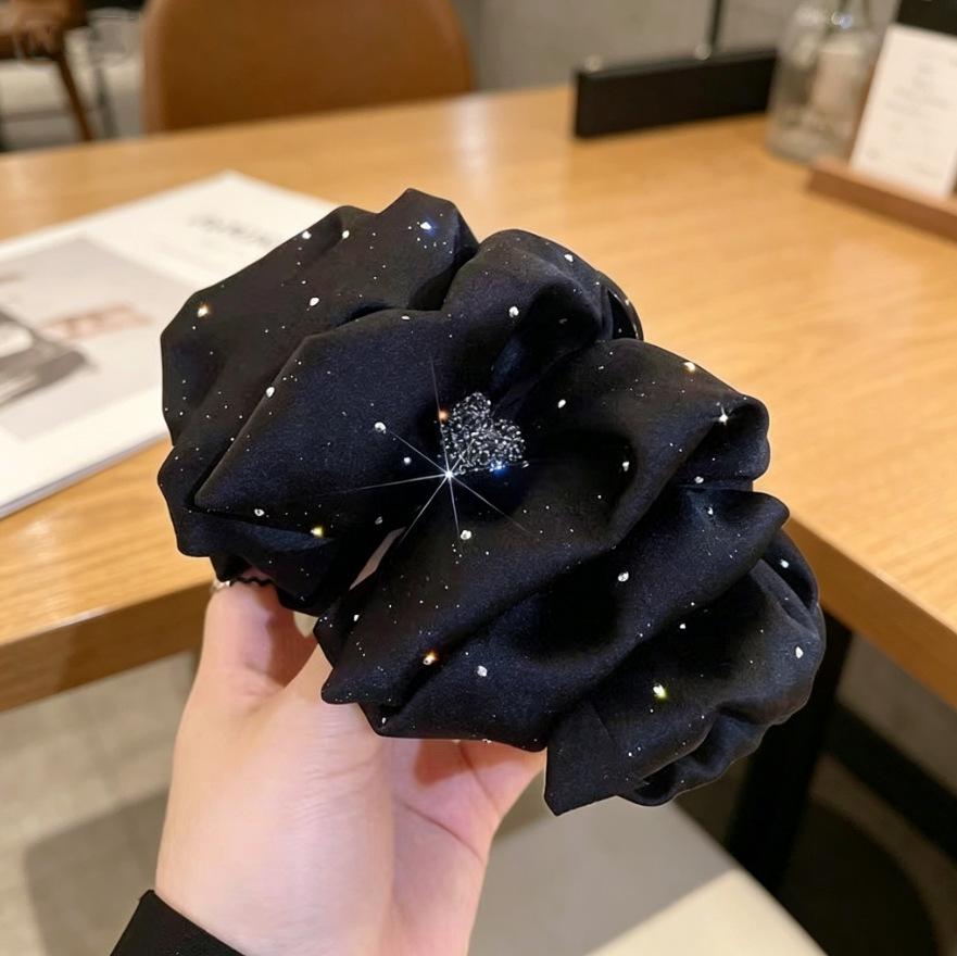 Luxe Sterrenhemel Strass Strik Haarclip - Volumiserende Haarklem Accessoire