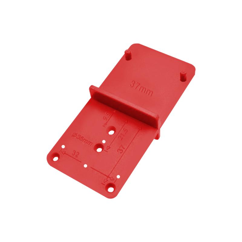Hinge Hole Drilling Guide Plastic 35mm Woodworking Punch Opener Locator For Furniture Installation DIY Template Carpentry Tools