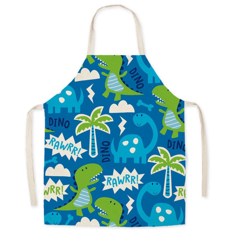 Logo Printed Kitchen & Catering Apron for Supermarkets and Milk Tea Shops