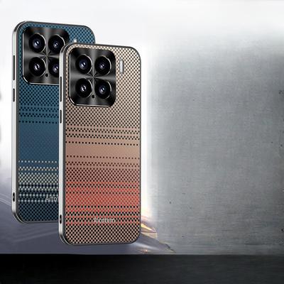 Xiaomi 15pro Cep Telefonu Kılıfı için Uygun Lens Tam Kapsamlı 14ultra Hava Yastığı Düşmeye Karşı Örgülü Karbon Fiber Xiaomi13
