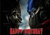 Fun Transformers Background Banner with Optimus Prime Theme for Kids, Children's Party Decoration