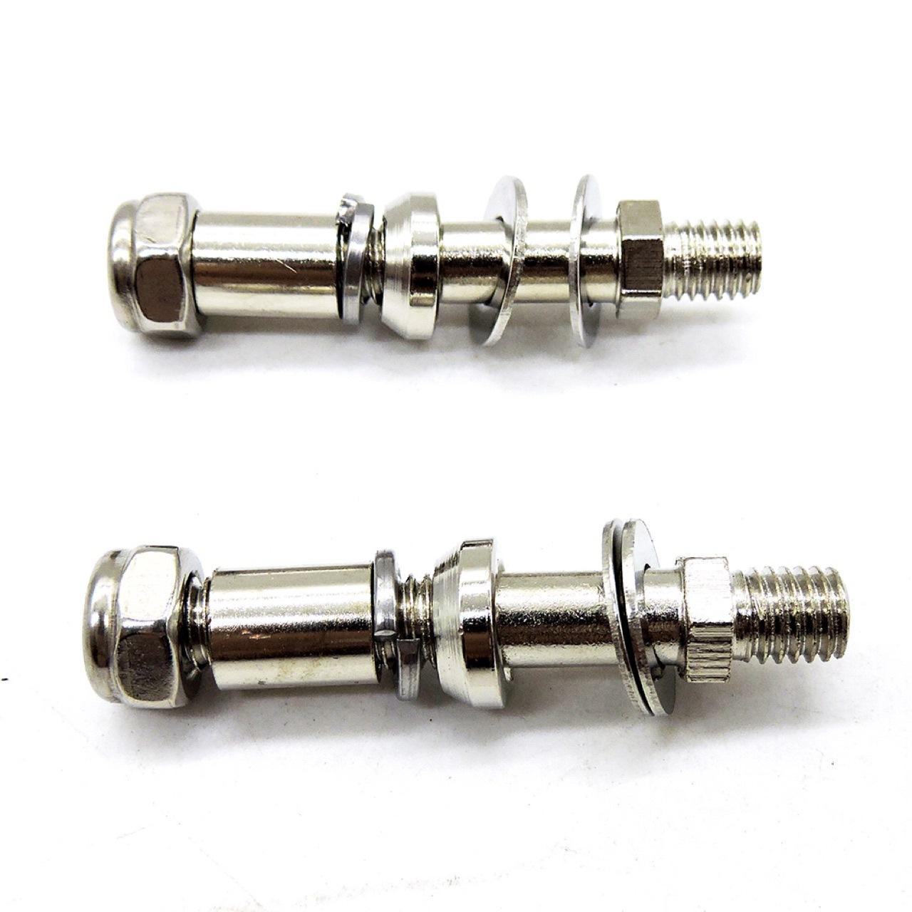 

Пара Хромированных Мотоциклетных Зеркал Поворотников Адаптер Монтажные Болты Комплекты 8ММ к 10ММ Для Harley softai Fatboy XL1200 Cruiser Chopper