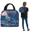Megadeths Heavy Metal Band Insulated Lunch Bag for Women Kids Leakproof Food Boxes Thermal Lunch Box Tote