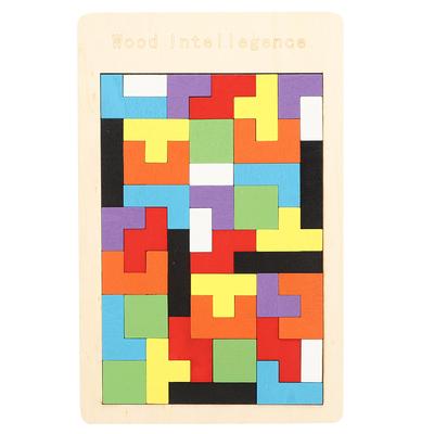 Holzblöcke Puzzle Desktop-Spiel Jigsaw Kinder Intelligenz Bausteine Spielzeug