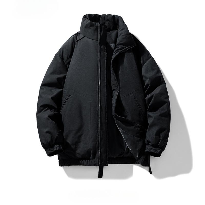 Зимняя новая куртка в стиле ретро в стиле Гонконга с воротником-стойкой — фото 8