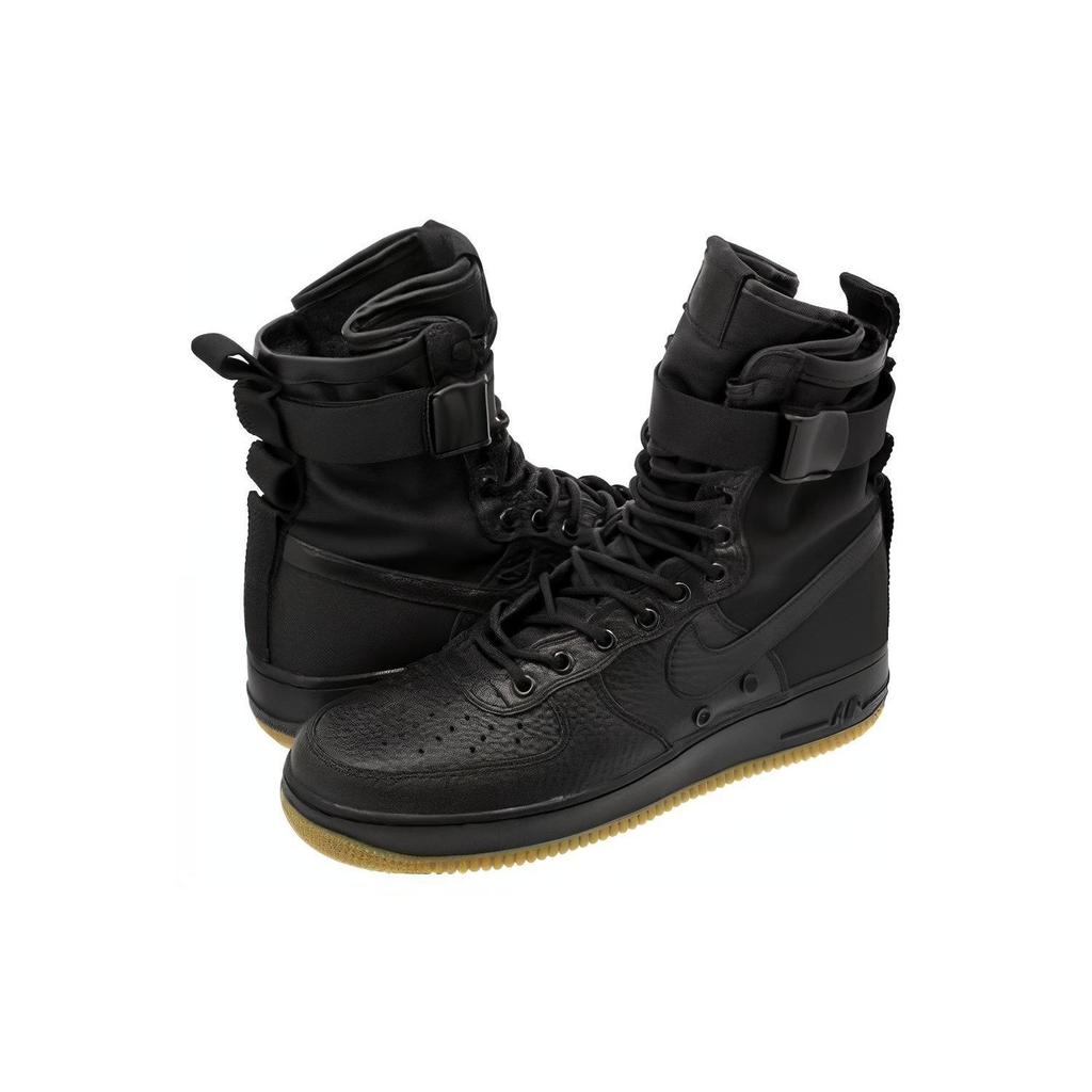Nike Sf Air Force 1 Schwarz Gummi Mit Tasche 2017 864024-001