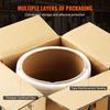 SucceBuy 330/660/1640ft Verpackungs-Gewebeband Weißes Umreifungsband Rollenband Palettenband Rolle Tragbar Starkes Bündelband Verpackungsband