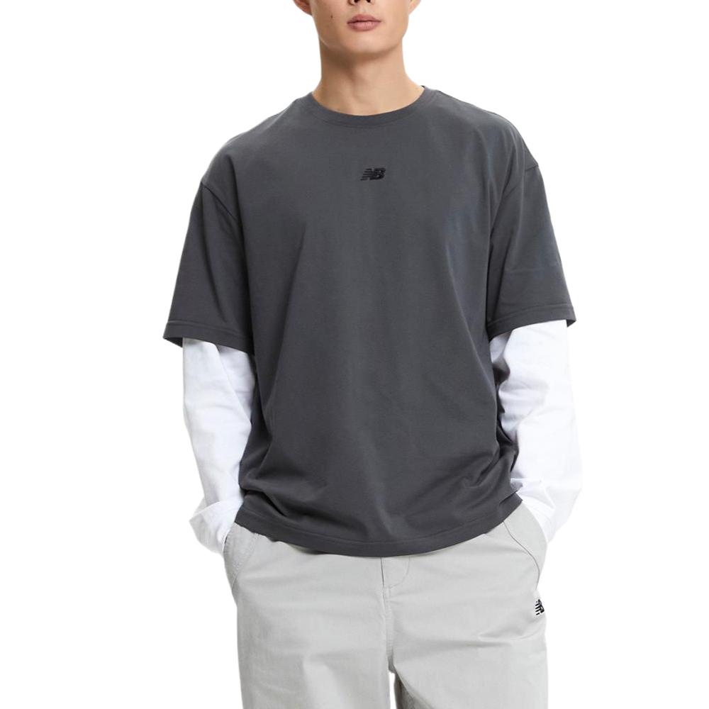 New Balance Uniessentialcenter T Shirt Men s Dark Gray NBNEF21413-17 L