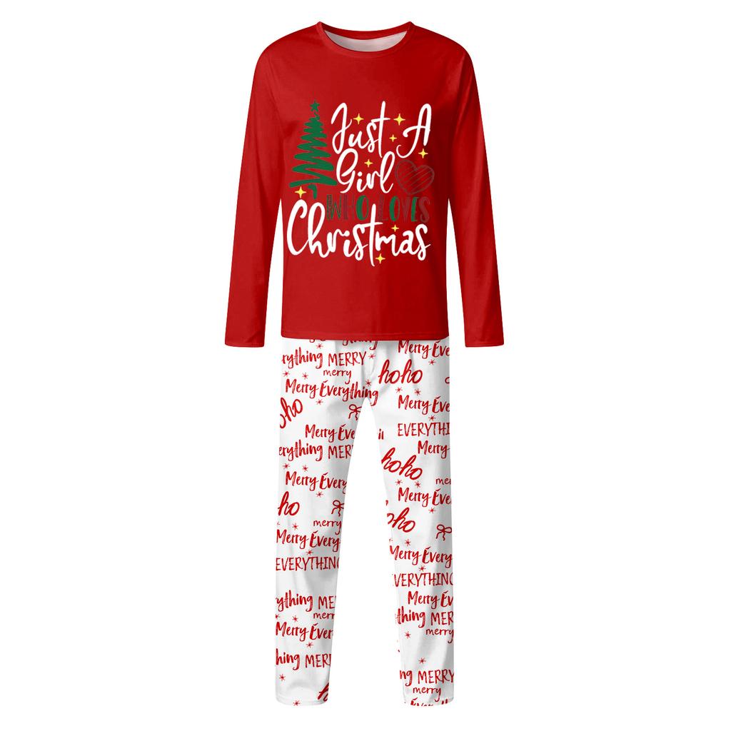 Seturi asortate pentru familie Pijamale, ținute de lounge, Set cu mâneci lungi+pantaloni asortate pentru familie