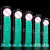 Glow-in-the-Dark Simulation Dildo Clitoris G-Spot Stimulator Prostate Massage Anal Plug Female Masturbator With Suction Cup Dild