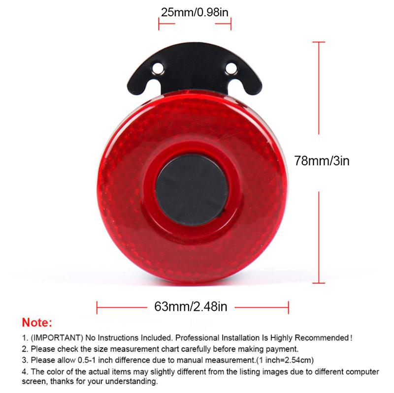Dc 12V-24V 105Db Auto Warning Siren Sound Signal Backup Alarms Horns With Led Beep Reverse Air Horn For The Car