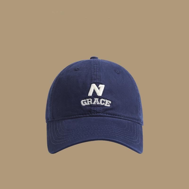 Big head circumference Wide brim Big face Wide baseball cap Women's face Small peaked cap Men's hat Autumn and winter