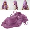Long Wavy Wig High Temperature Fiber Purple Curly Fluffy Hair Wigs Cosplay Party Wigs for Women