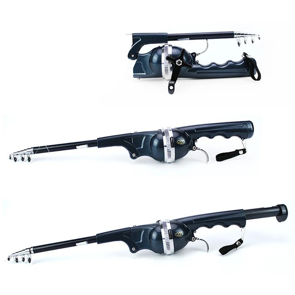 Telescopic Fish Pole Reel Combo 131cm Fish Tackle Set Mini Fishing Rod  Outdoor Fishing