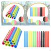 12 Pieces Trampoline Enclosure Pole Foam Sleeves Protection Covers Replacement for Tubing Kids
