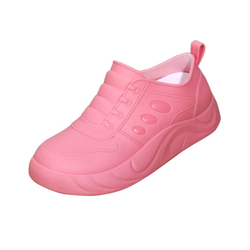 Damen Modische Outdoor Bequeme Leichte Rutschfeste Regenstiefel Küche Baustelle Dicksohlige Gummischuhe