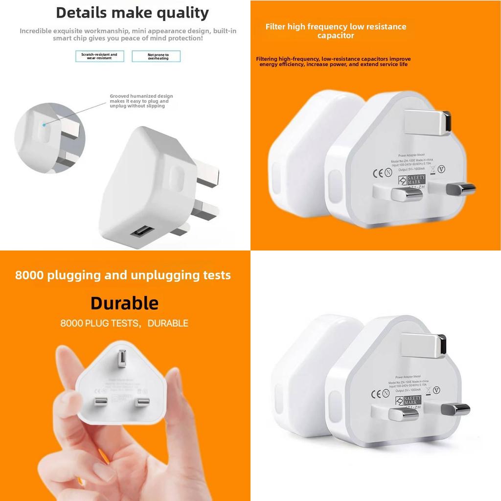 Usb Charging Adapter With Qc30 Fast Charging For Smartphone And Daily Use