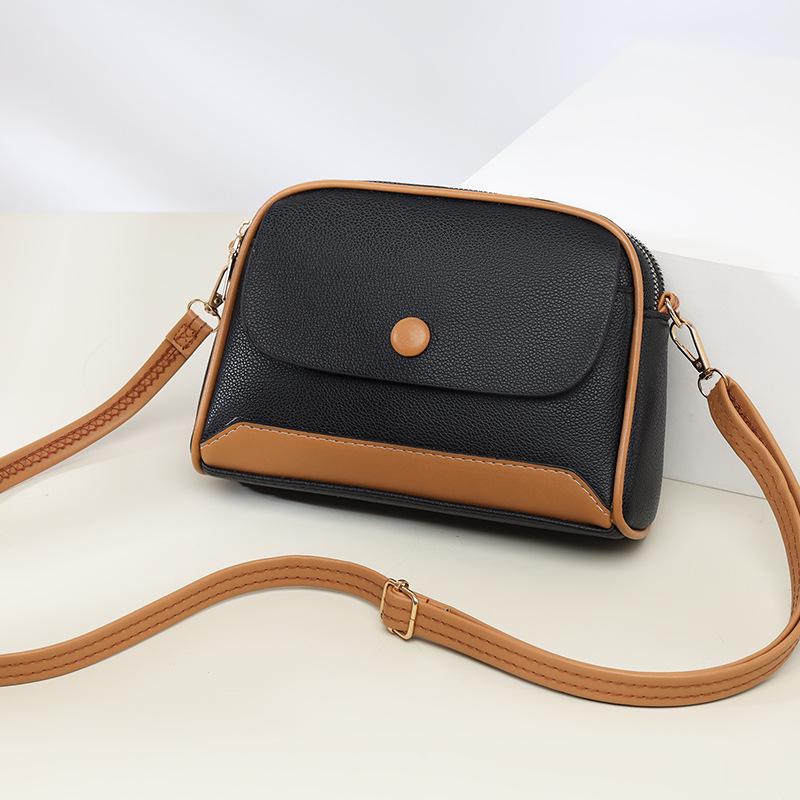 

2024 Trendy Women s PU Flap Crossbody Shoulder Bag