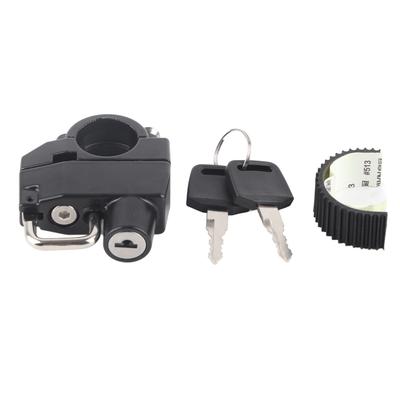Motorradhelm-Schloss mit 2 Schlüsseln Metall Klein Tragbar Universal für 22mm Lenker