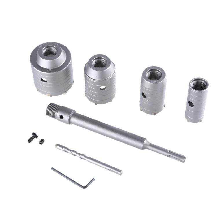 

Concrete Hole Saw Kit Masonry Hole Saw 30 40 50 65mm (1-3/16 -2-9/16 ) for Concrete Cement Brick Stone Hole Saw Set 1