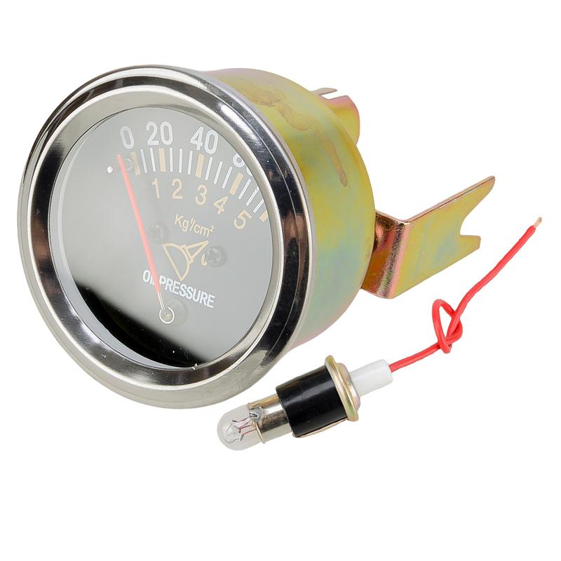 2" 52mm Mechanical Oil Pressure Gauge Meter 0-80 PSI Car Universal 12V