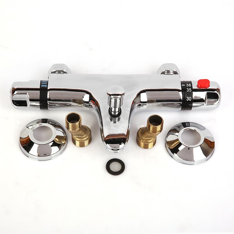 All-Copper Concealed Thermostatic Shower Mixer Valve for Solar Water Heater