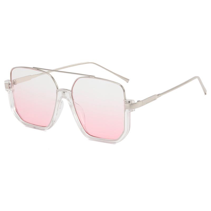 

Women s Summer Retro Large-Frame Sunglasses - Anti-Blue Light, Double Bridge, High-End Street Style