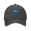 Bavaria Yachts Blue Silver Logo Baseball Caps Snapback Denim Fabric Hat Outdoor Adjustable Casquette Hip Hop Baseball Cowboy Hat