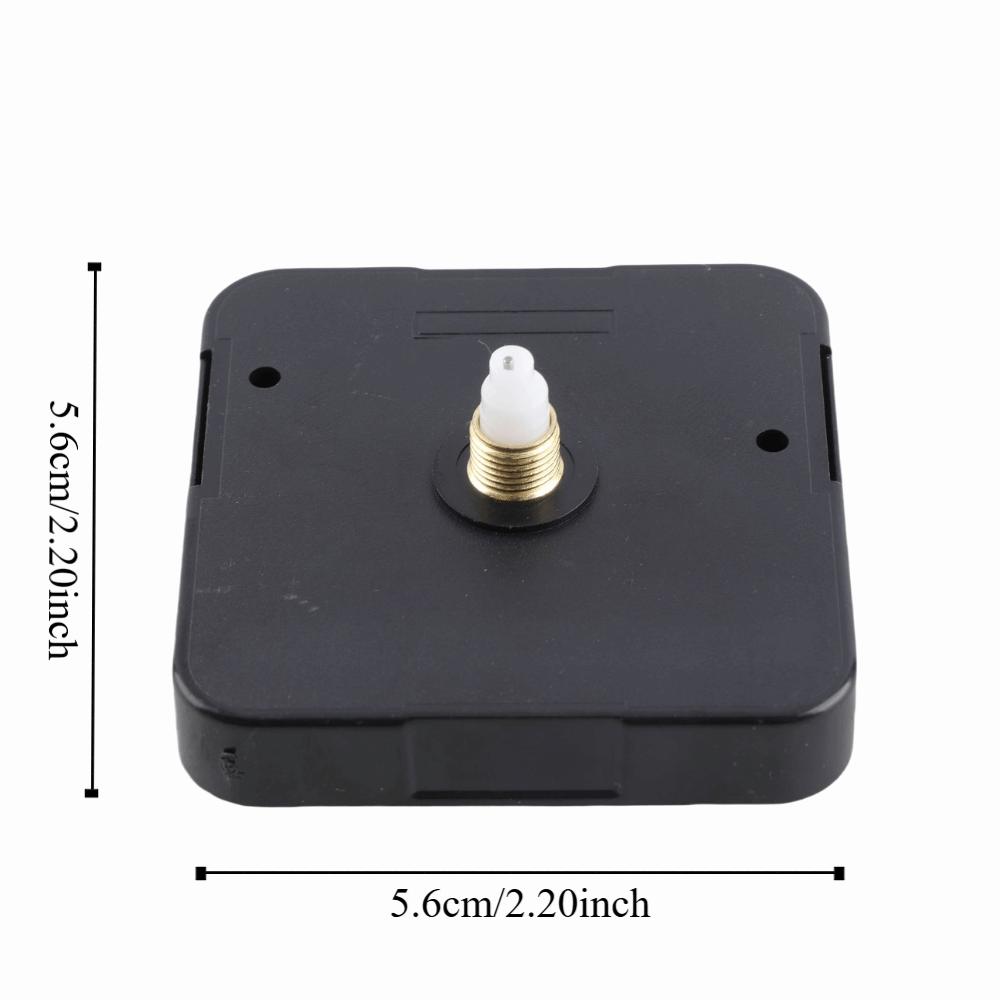 5Pcs Durable Plastic Clock Movement Black 5.6 x 5.6 x 1.6cm 2188 Movement Clock Replacement Parts Clock Repair