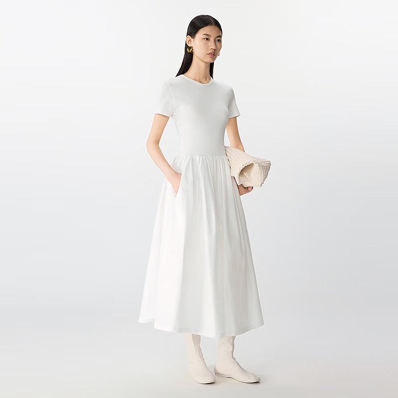 

JNBY 2025 Summer Round Neck Short Sleeve Dress XL