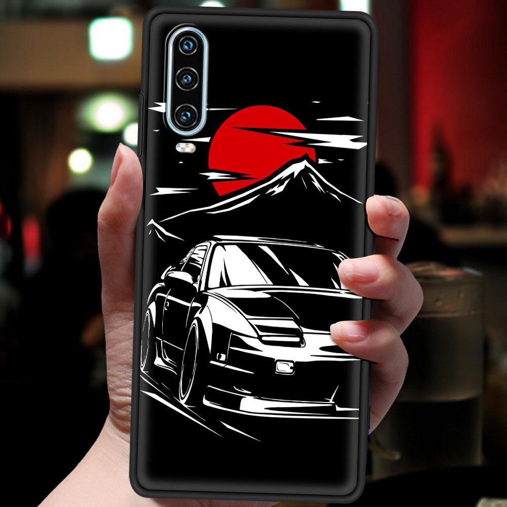 Japan JDM Sportwagen Männlich Männer Handyhülle Für Huawei P30 Lite P50 Pro P20 P40 Lite E P Smart Z 2021 Y6 Y7 Y9 2019 Y6p Y9s Hülle