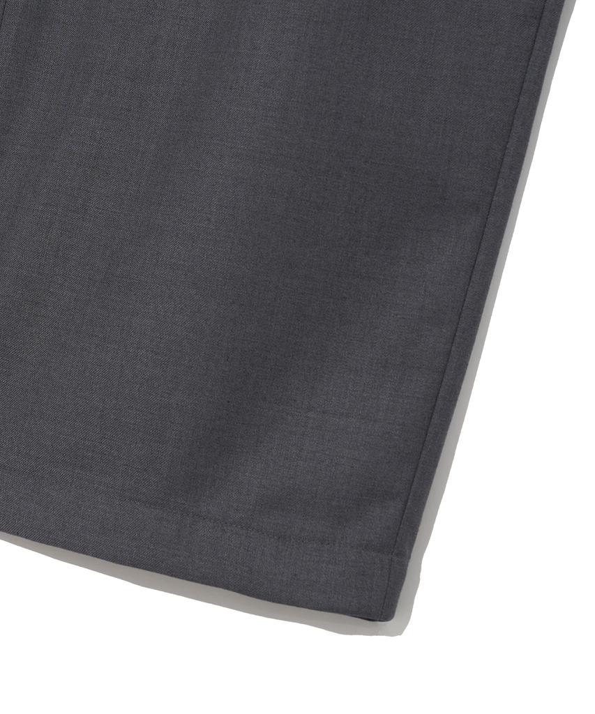 KNITTED [Knitted X Bdkd] Tr Wide Banding Slacks Grey