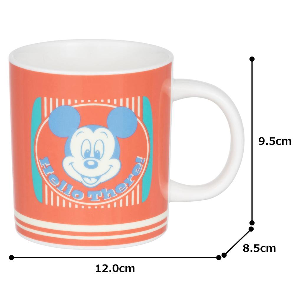 Sango Toki Disney Mickey Mouse Retro Pop Made in Mug, Approx. 350ml, Mug, Japan, 3305-01