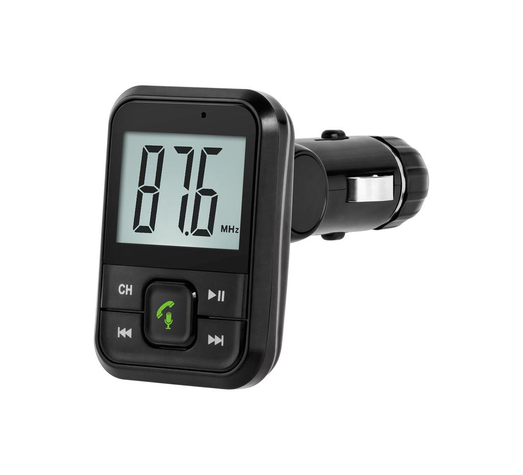FM transmitter Bluetooth AUX USB microSD charger