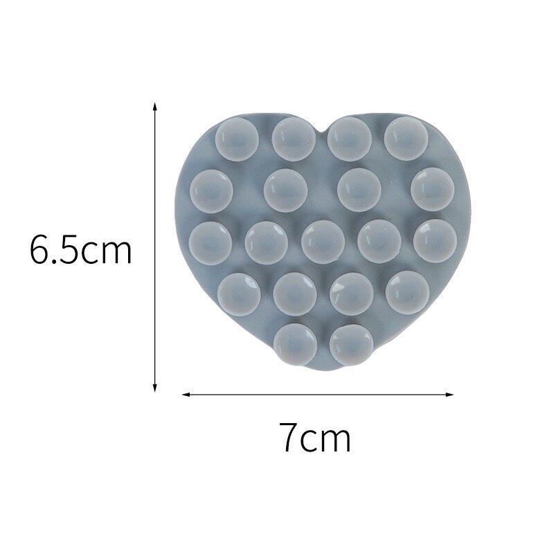 1Pc Backed Adhesive Sucker Pad For Fixed Pad Double Side Silicone Suction Pad For Mobile Phone Fixture Suction Cup