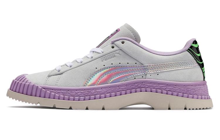 PUMA Utility Dimension  Grey Purple  Women s 371075-01 35.5