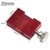 Aluminum Alloy Carpenter Carpentry Square Woodworking Tool Carpentry Steel Ruler Positioning Limit Block Measuring Marking Gauge