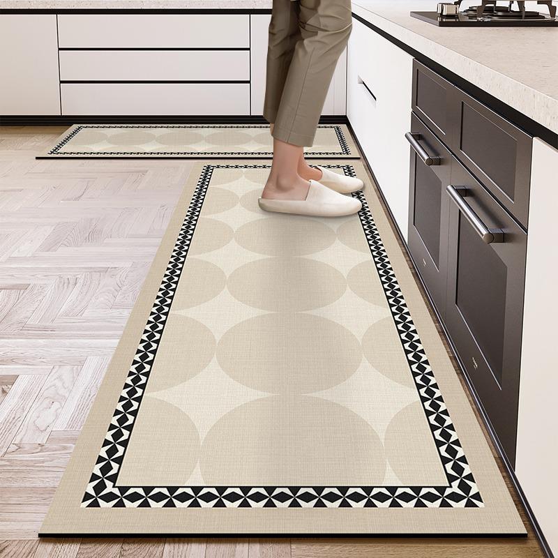 

Kitchen Floor Mat Waterproof Non-slip Oil-proof Carpet Minimalist Geometry Rug Long Size Home Decor Foot Mats Alfombra 1pc 50x80cm