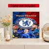 Chelsea Fc Customize Your Name Diamond Painting Round Diamond Rhinestones Mosaic Diamond Embroidery Wall Paintings Rhinestones Gift Frameless