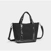 Fashi Brand Sequined Small Square Bag Simple Retro Fashi Handbag Commute Travel Unisex Zipper Shoulder Messenger Canvas Bag
