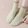 Double Cuff Women's Mid-tube Socks Short Socks Cotton Socks Breathable Sports Socks
