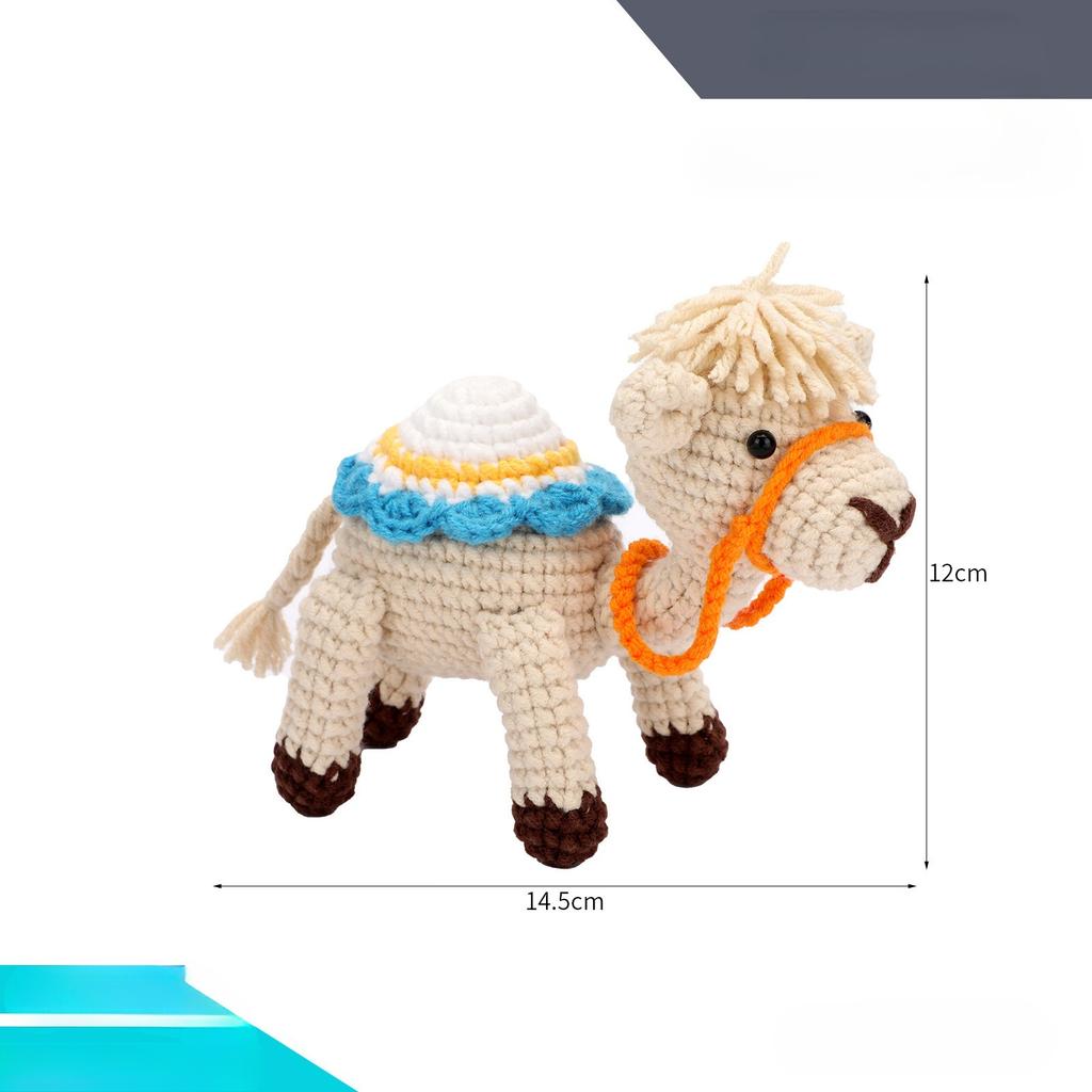 Crochet Material Package, Crochet Doll Collection, DIY Yarn Ball, Hand Woven Doll Ornament