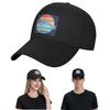 Cartoon Whale Ocean Animal Sunset Print Baseball Caps Fashion Men Women Hats Adjustable Cap Streetwear Baseball Hat Casquette
