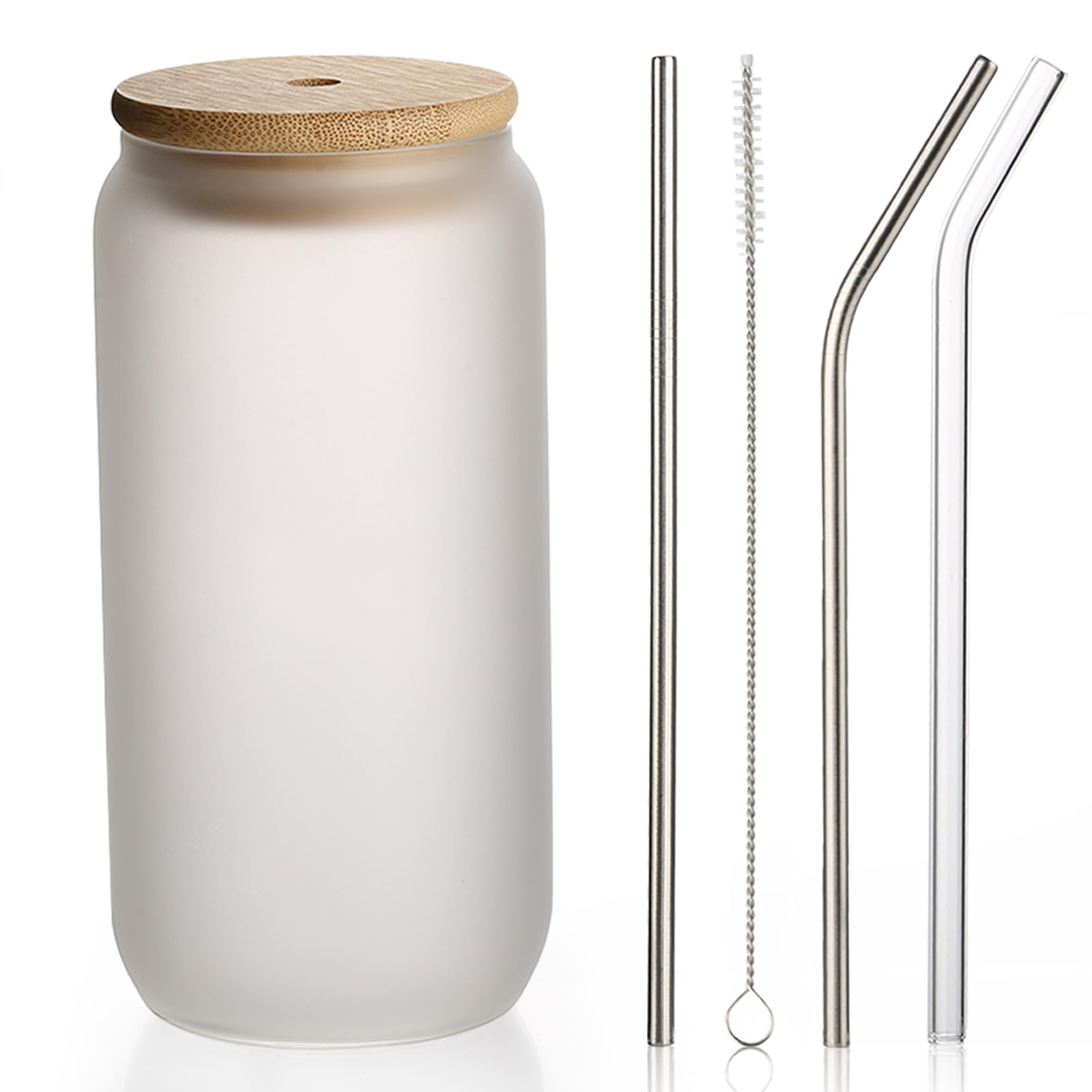 Glass cup, 600ml, high borosilicate glass, clear.